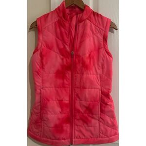 Slazenger Golf Vest Puffer Sleeveless Full‎ Zip Lightweight Pink Small